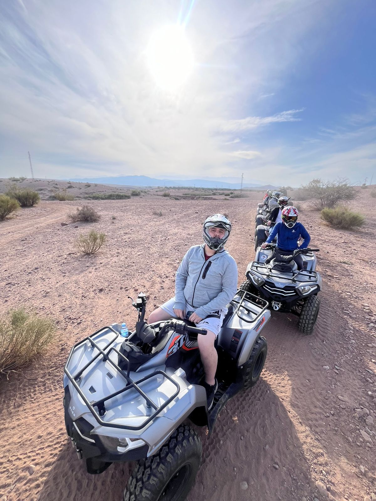 Marrakech: Demi-journée Quad Lac et désert d’Agafay