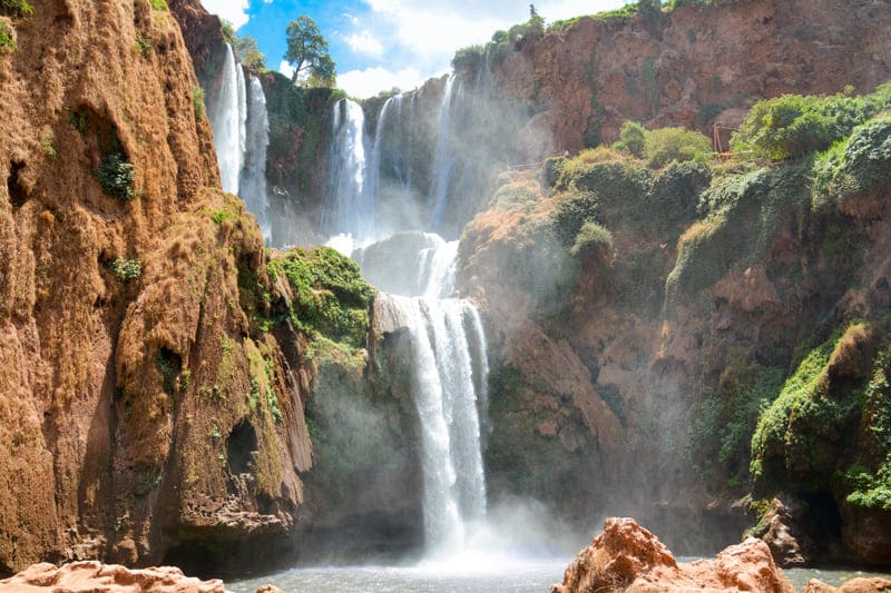 Discover the beauty of the Ouzoud Waterfalls, one of Morocco's most famous natural attractions